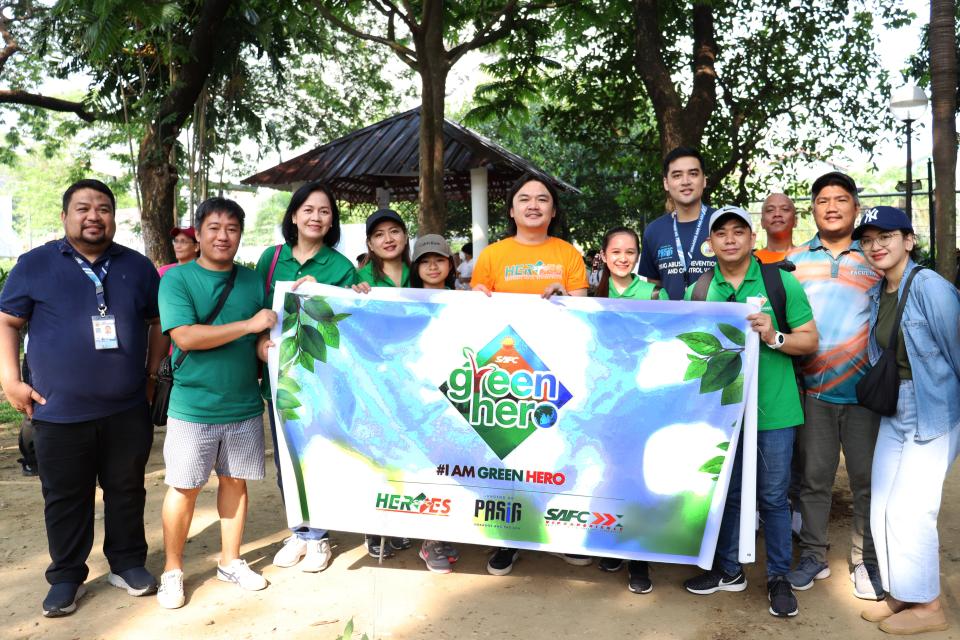 Pasig City Officials and SAFC Heroes gather for a collaborative effort towards a greener future
