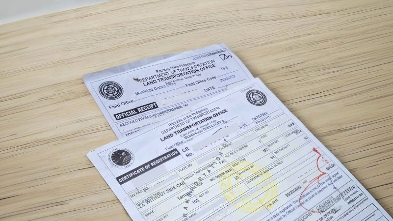OR/CR in the Philippines