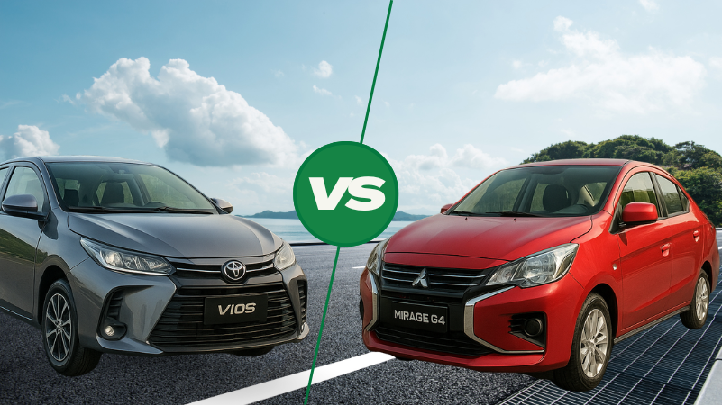 Toyota Vios vs Mitsubishi Mirage G4 (2025 Philippines): Which Budget Sedan Is Best for You?